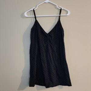 Twist Tees Black Tank Top 3/4